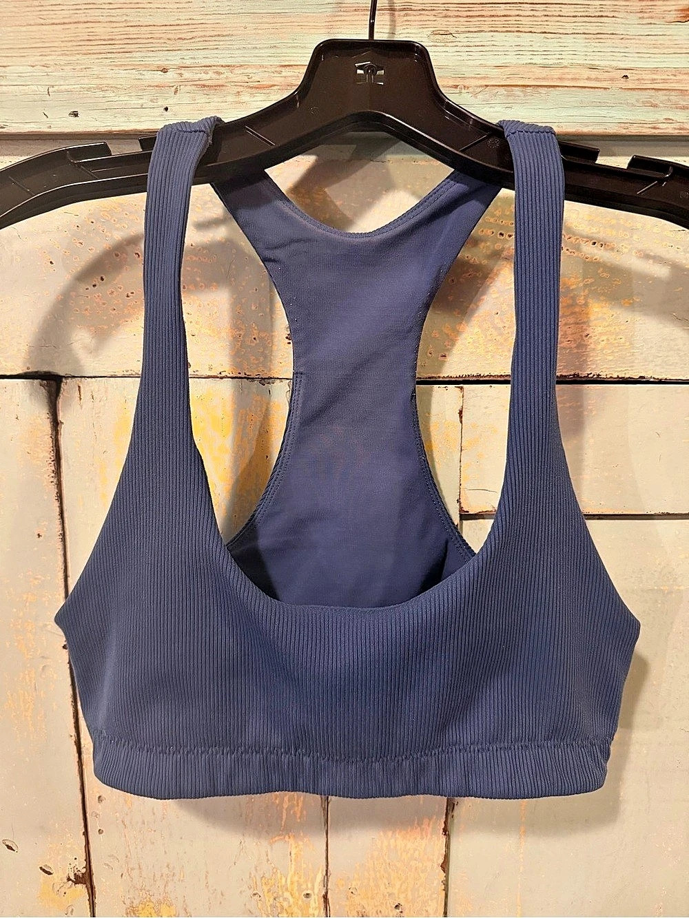 Outdoor Voices Slate Blue Sports Bra